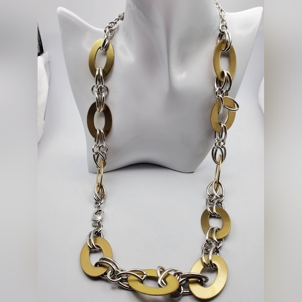 Premier designs retro hoop chain necklace N2339